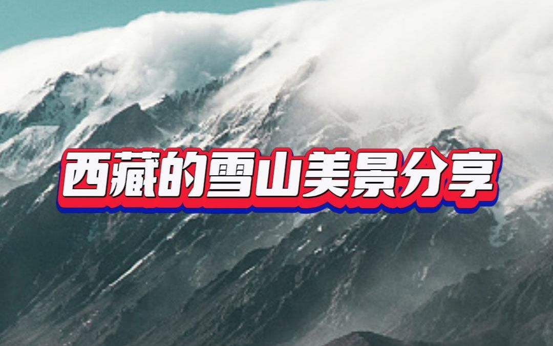 西藏雪山分享哔哩哔哩bilibili