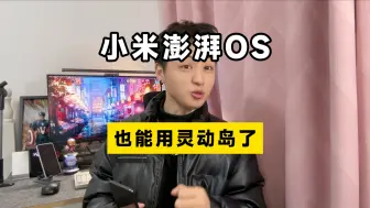 Descargar video: 小米澎湃OS也能用上系统级别的灵动岛了！？