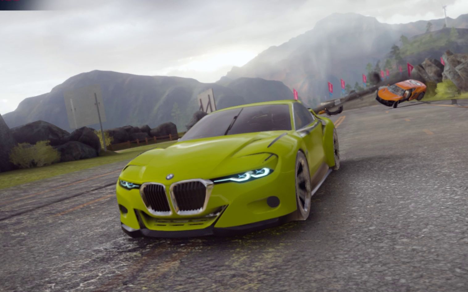 【狂野飙车9】宝马并不知道是什么车型试驾,全程60帧高清.