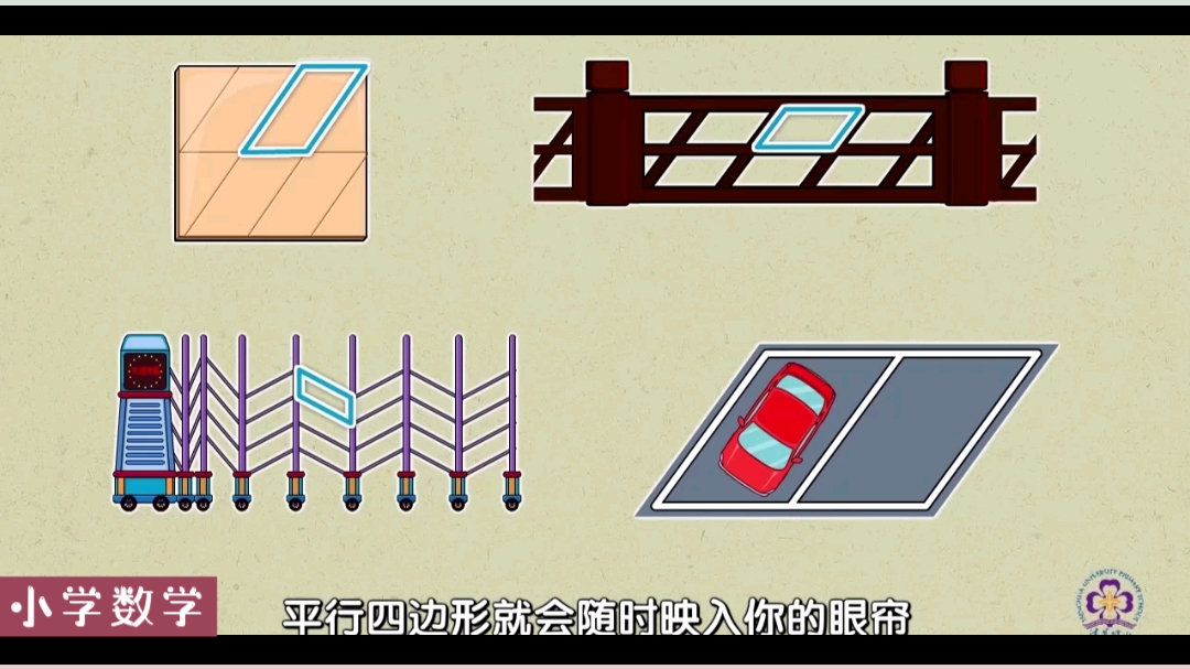 趣味动画数学《平行四边形的面积》哔哩哔哩bilibili