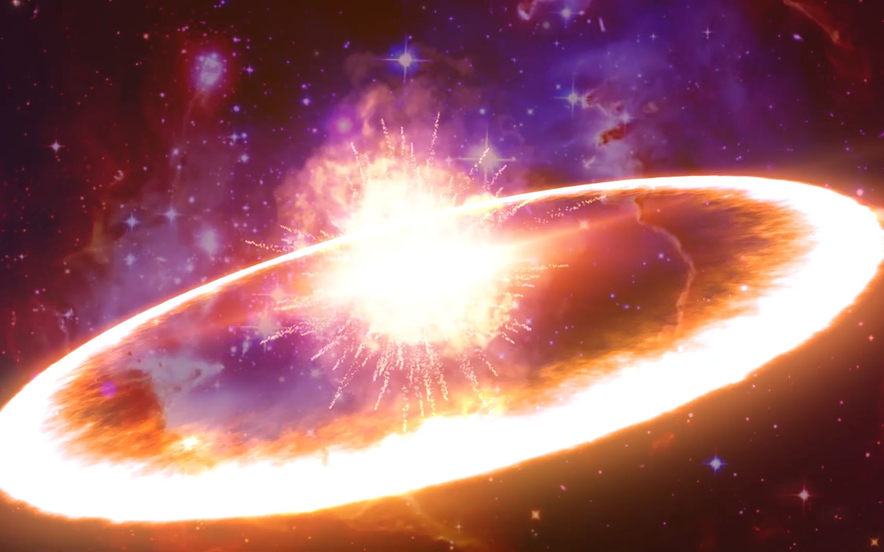 唯美星球爆炸效果,就怕你电脑带不起