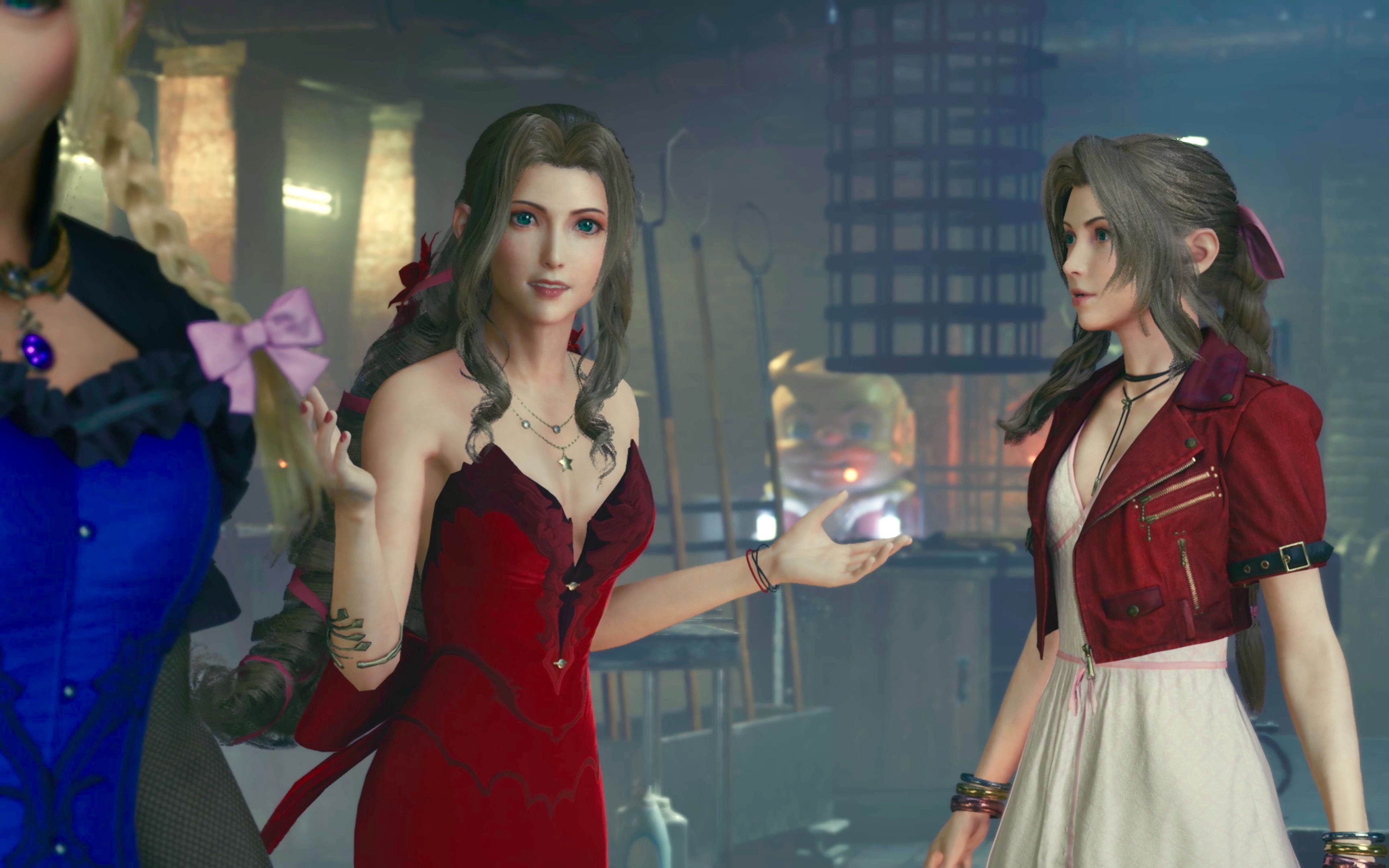 【ff7r】爱丽丝们如何看待女装克劳德?