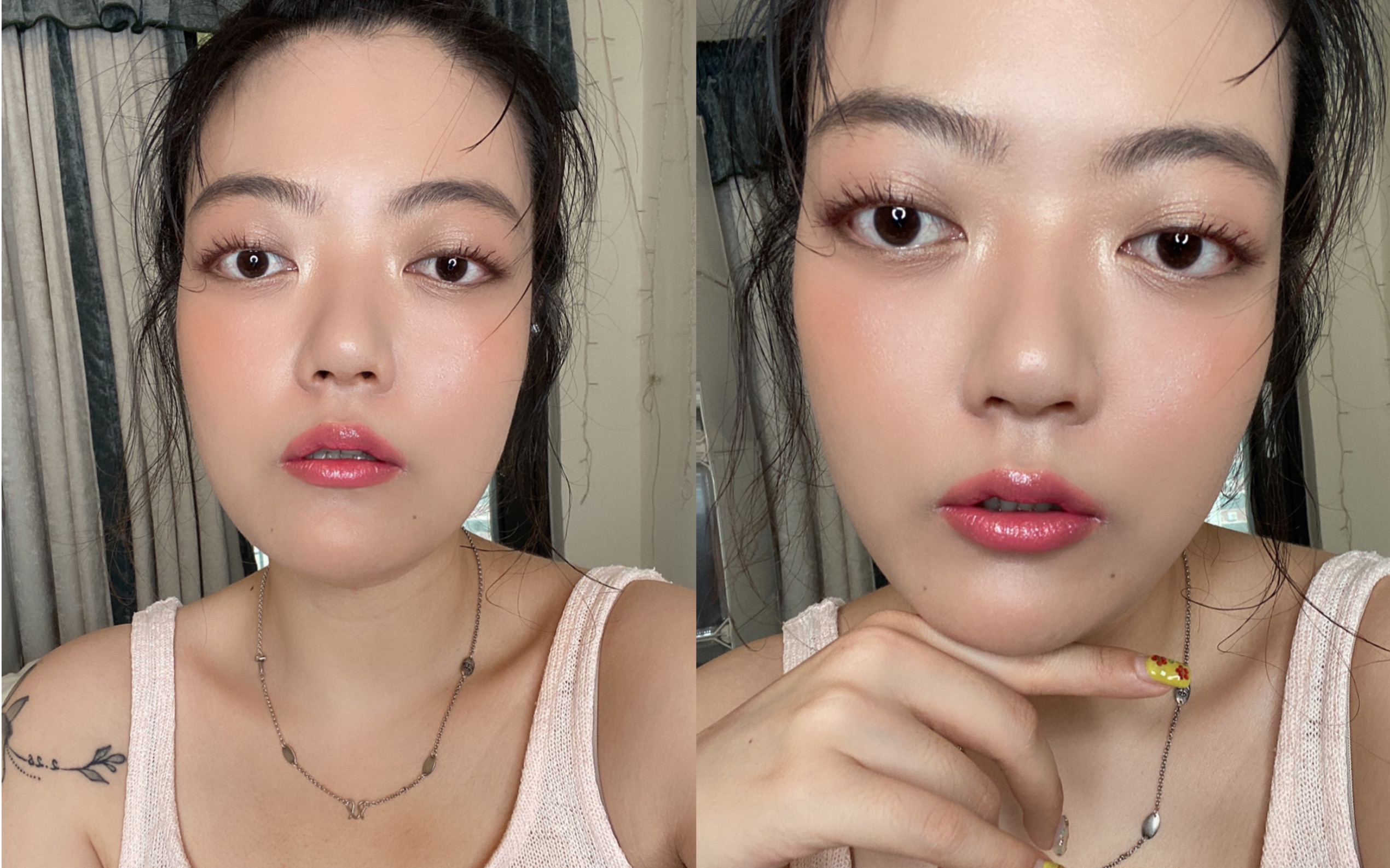 amy清透感妆容透明感彩妆水润夏季