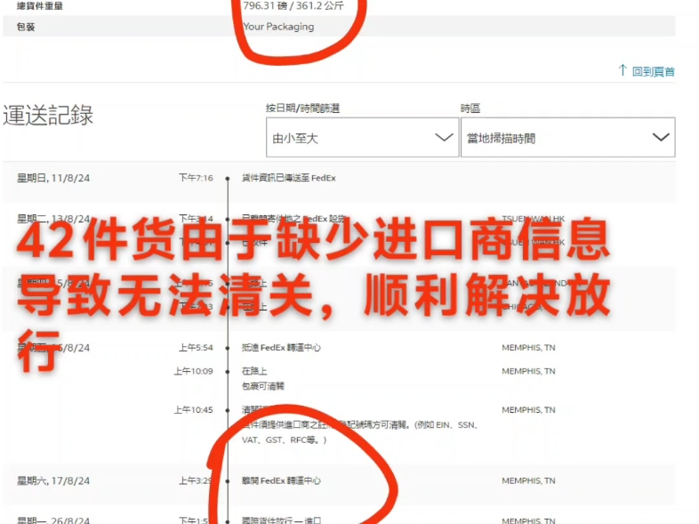 缺少进口商信息怎么办?42件货由于缺少进口商信息,5106表格,导致无法清关,顺利解决放行解决各类快递DHL UPS FedEx扣关问题件哔哩哔哩bilibili