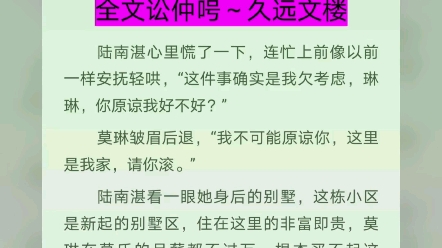 [图]莫琳陆南湛莫卿＜莫琳陆南湛＞全文小说大结局