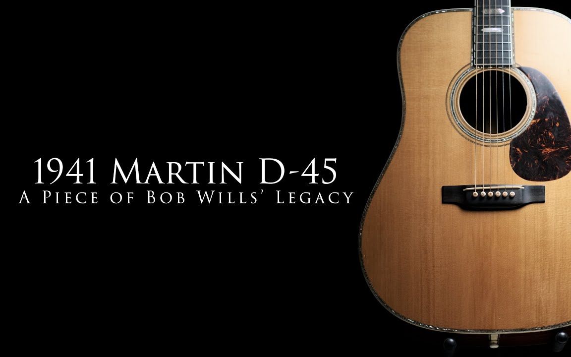 [图][4K]西部摇摆之王Bob Wills身前使用的1941年元年Martin D-45 - A piece of Bob Wills' Legacy