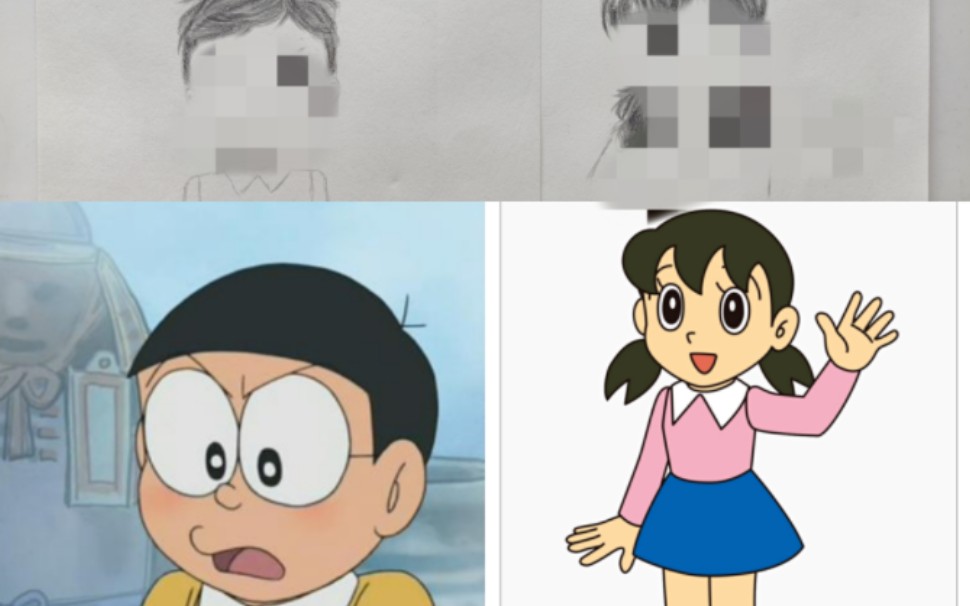 哆啦a梦里的大雄和静香长大后的样子