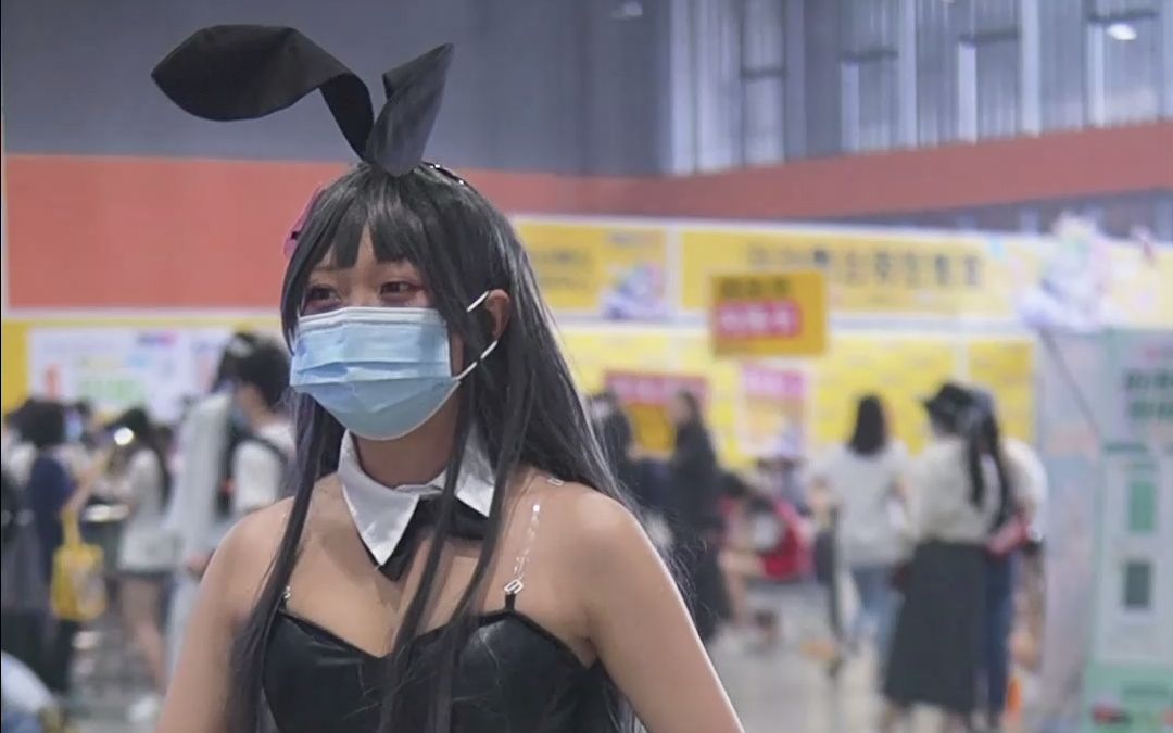 cosplay櫻島麻衣兔女郎學姐 螢火蟲漫展24th_嗶哩嗶哩_bilibili