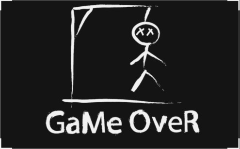 gameover的图片伤感图片