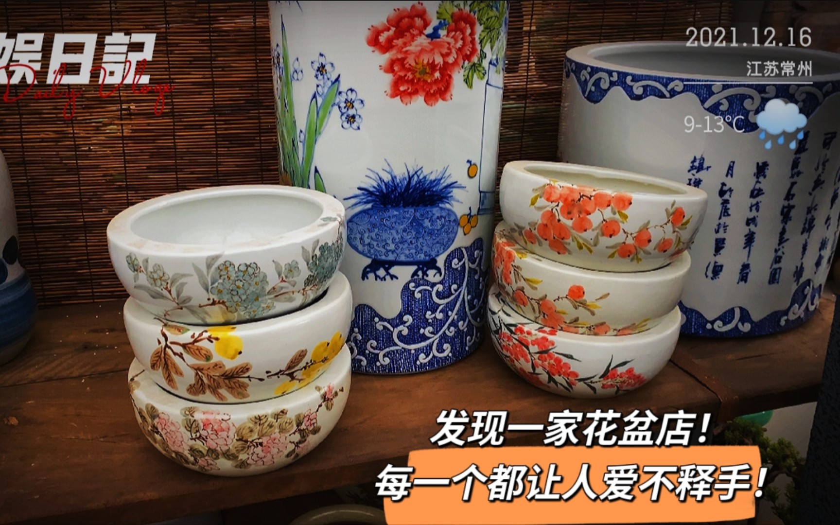 无意中发现一家花盆店!为啥每个盆都那么好看?好想都搬回家!哔哩哔哩bilibili