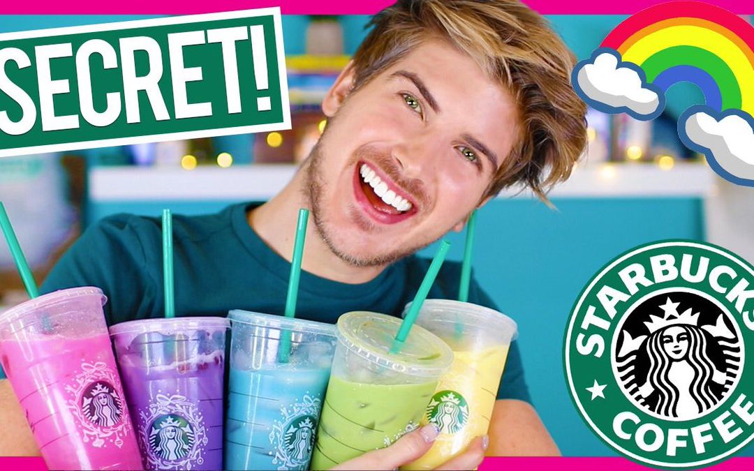 【Joey Graceffa】品尝星巴克秘密菜单!哔哩哔哩bilibili