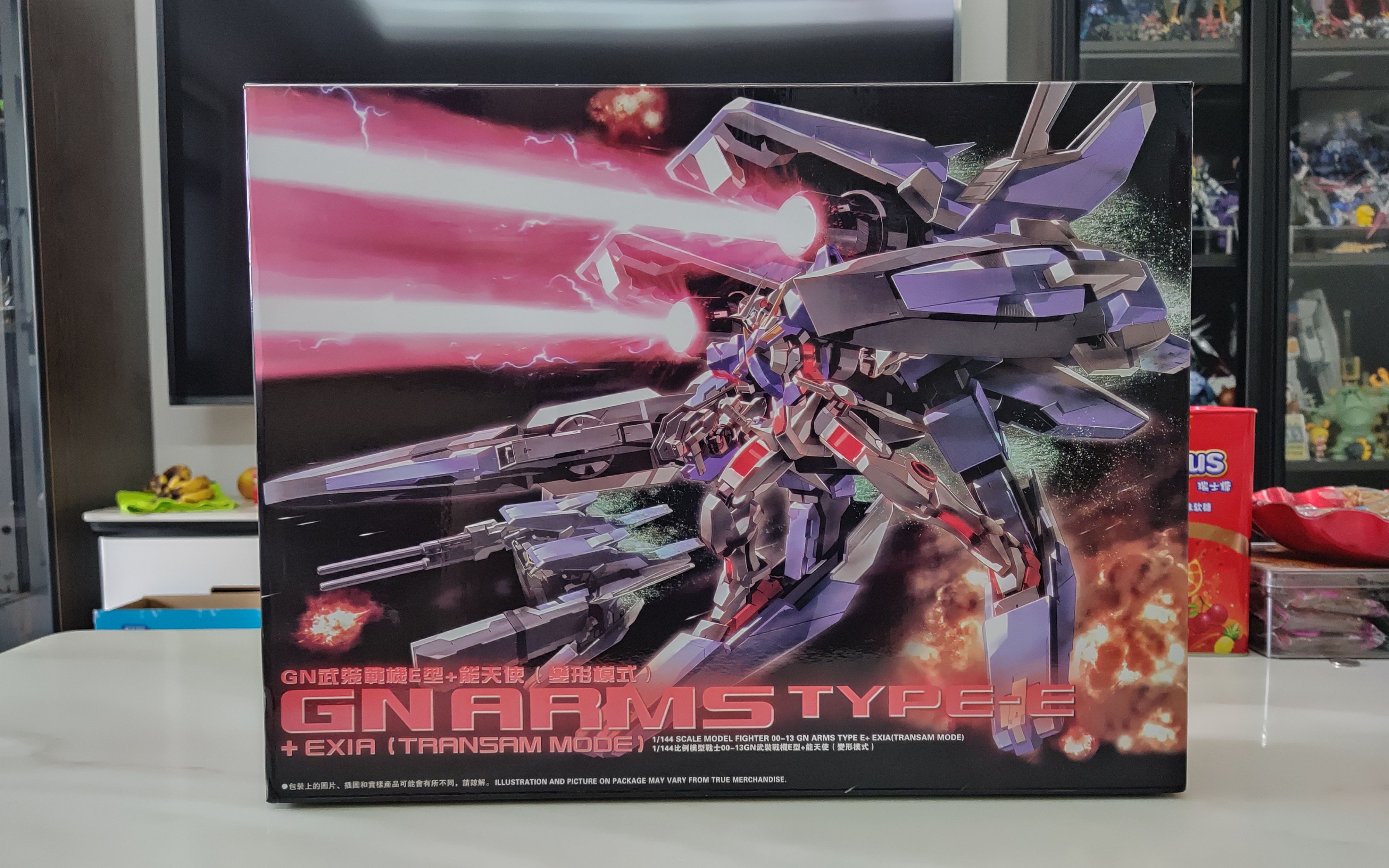 懒人开箱某肉高再版hg能天使马甲e板件简评