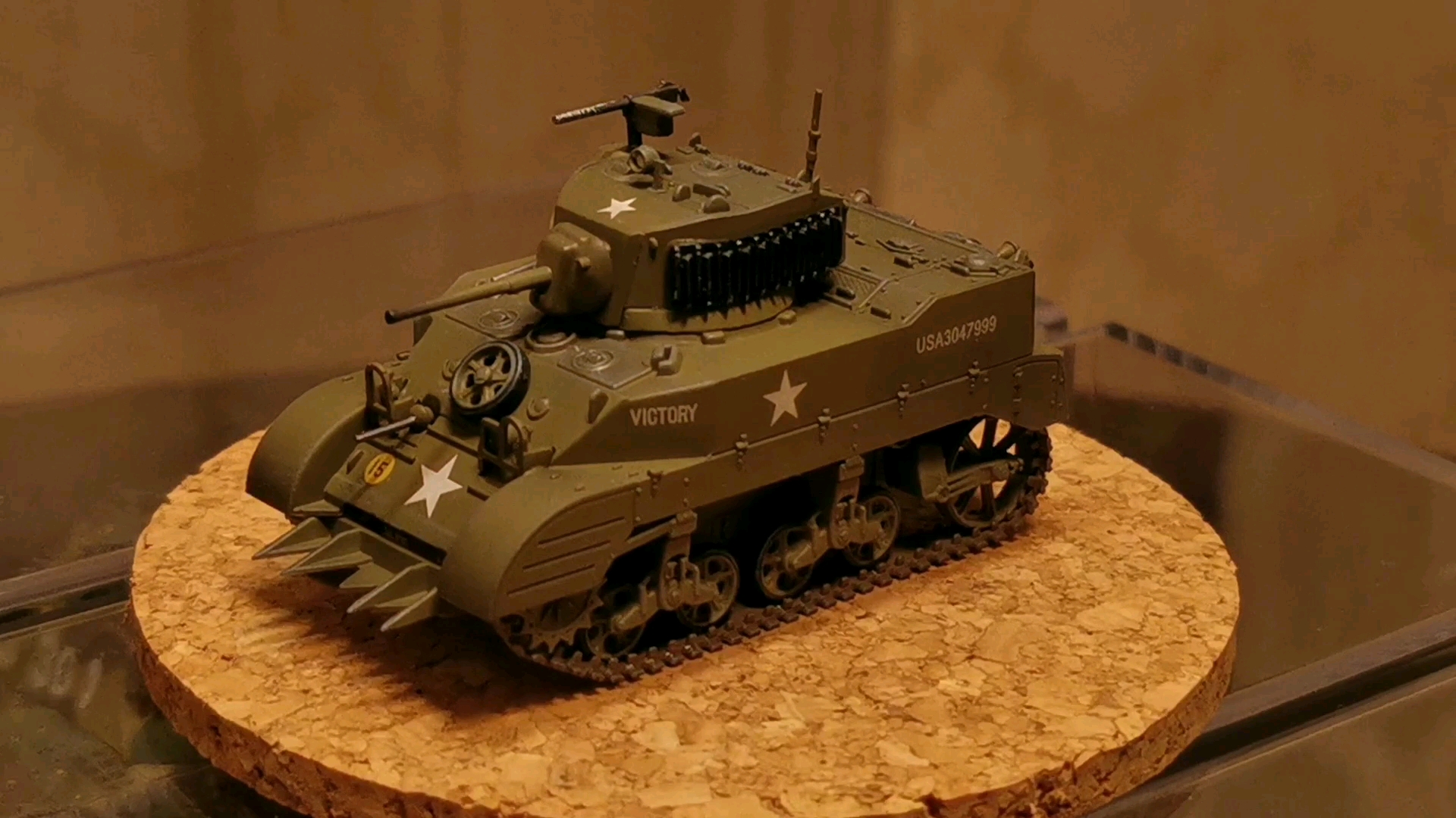 [谢尔曼西瓜 ]诺曼底的小飞侠------hm收藏家1:72 m5a1斯图亚特轻型