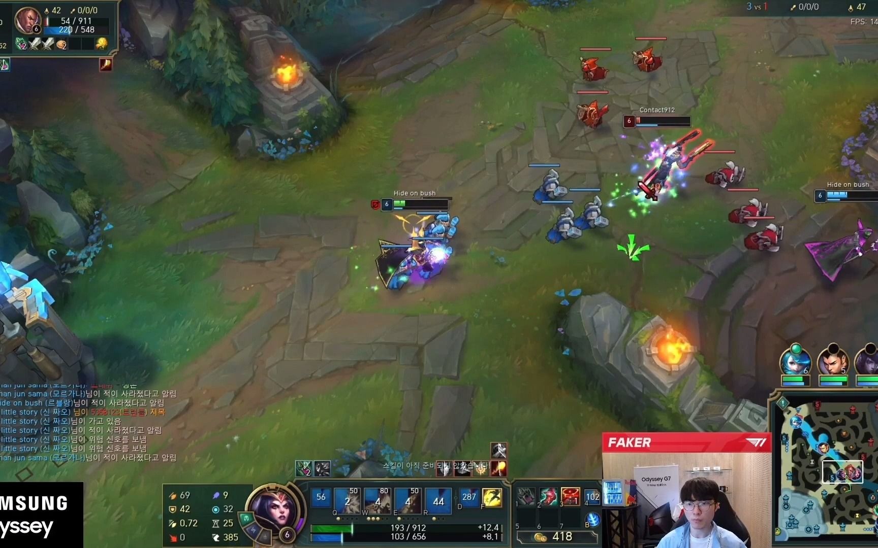 Faker picks LeBlanc英雄联盟