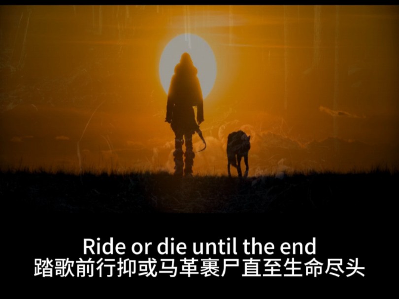 踏歌前行抑或是马革裹尸直至生命尽头