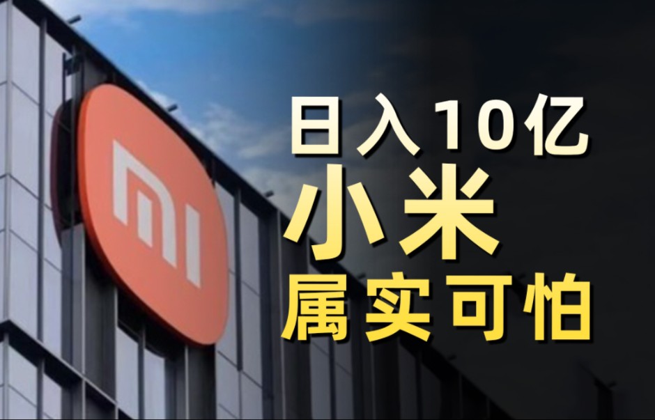从小米最新财报,看雷军与小米,靠的是时代红利还是硬实力?哔哩哔哩bilibili