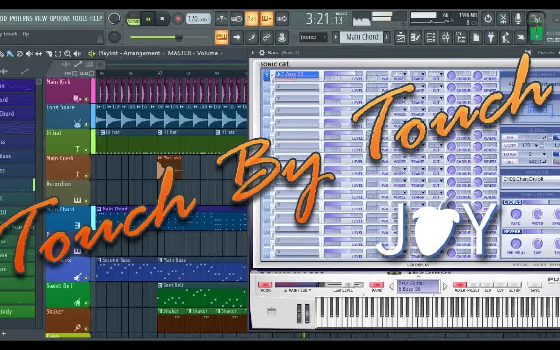 [图]编曲探秘：Joy 乔伊 - Touch by Touch 一触而发 Fl Studio 20