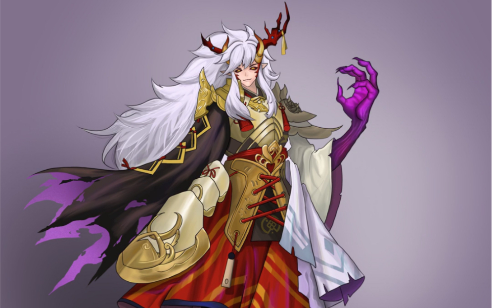 阴阳师-茨木童子ipad pro 手绘