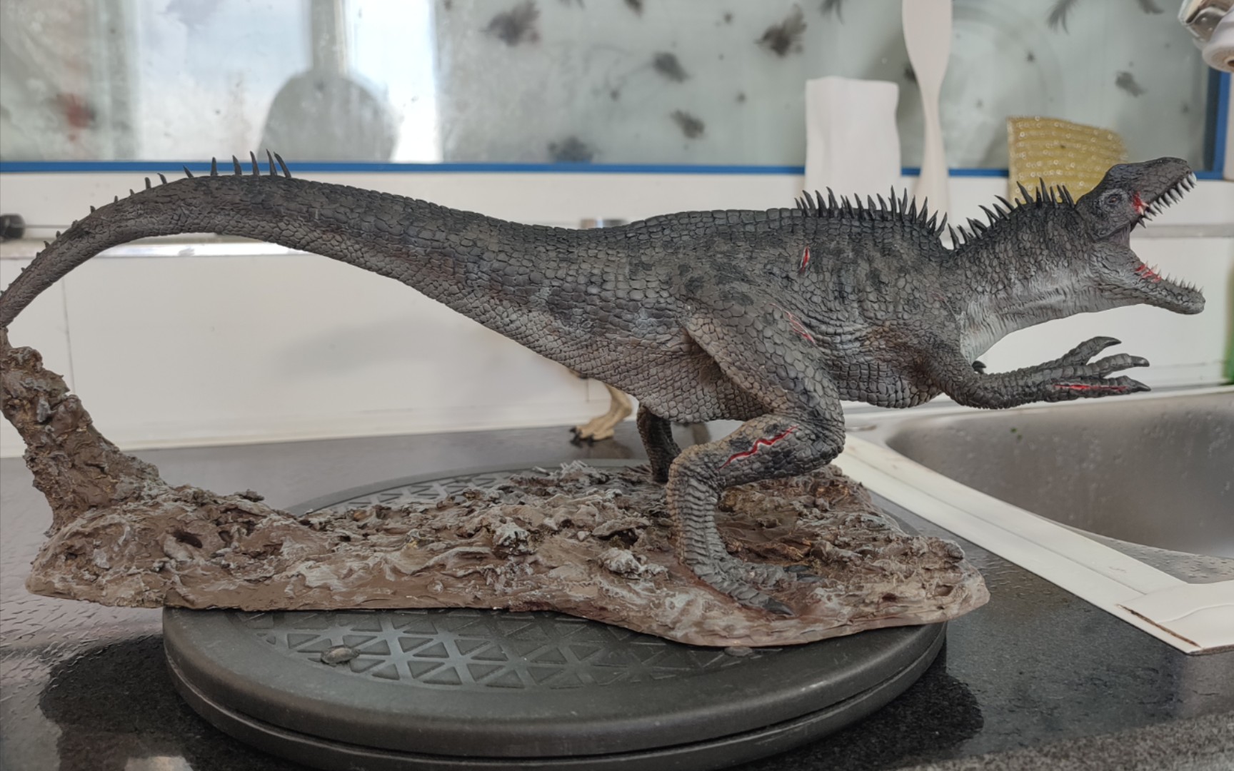 【黏土】方舟-暴动高棘龙软陶制作过程