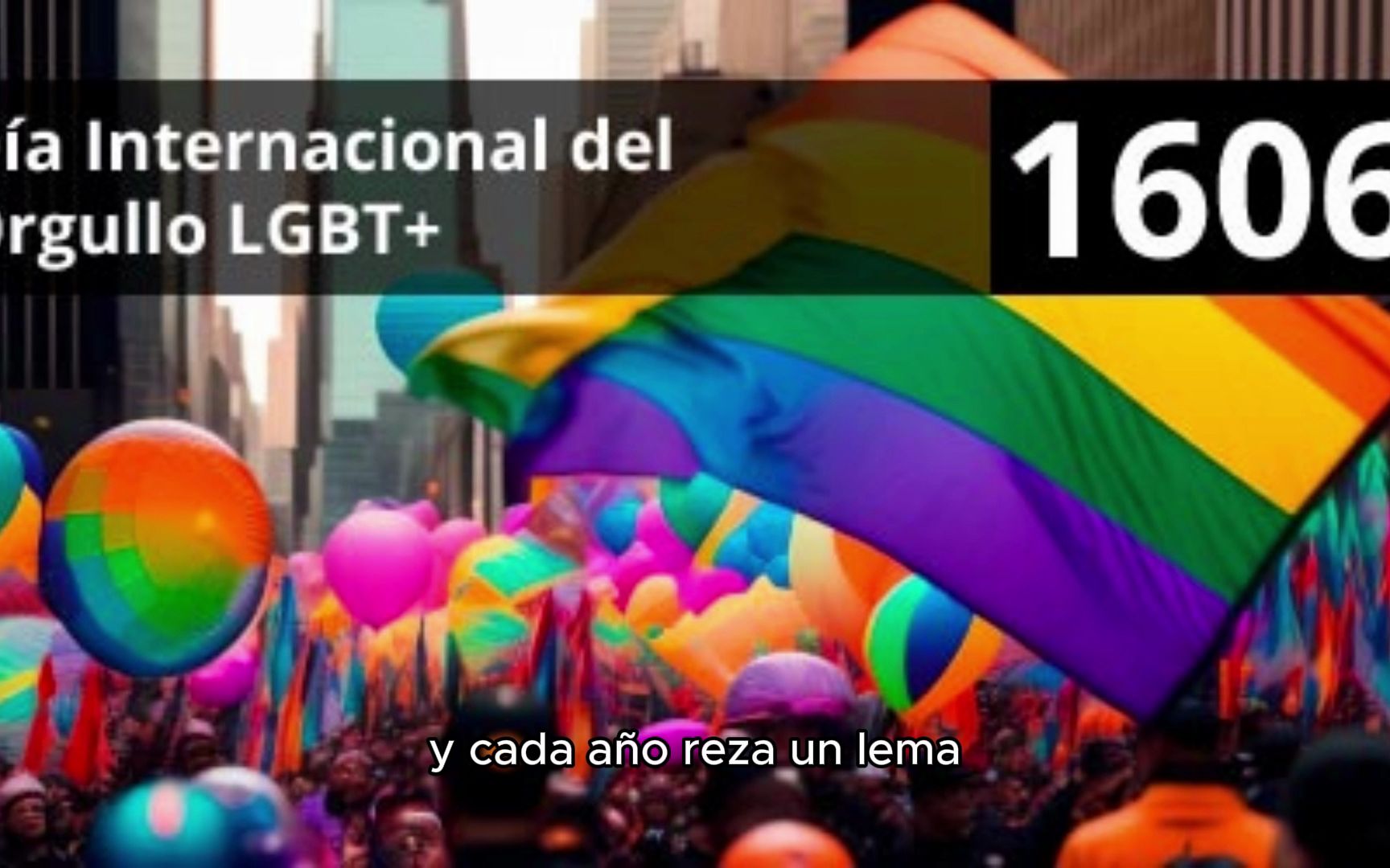 Hoyhablamos1606. D㭡 Internacional del Orgullo LGBT+哔哩哔哩bilibili