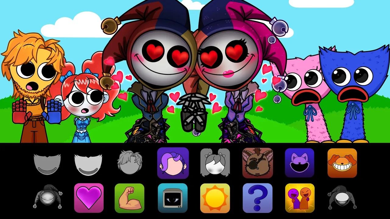 😱恐怖游戏史上最萌联动！SPRUNKI原型机邂逅神秘少女Poppy！