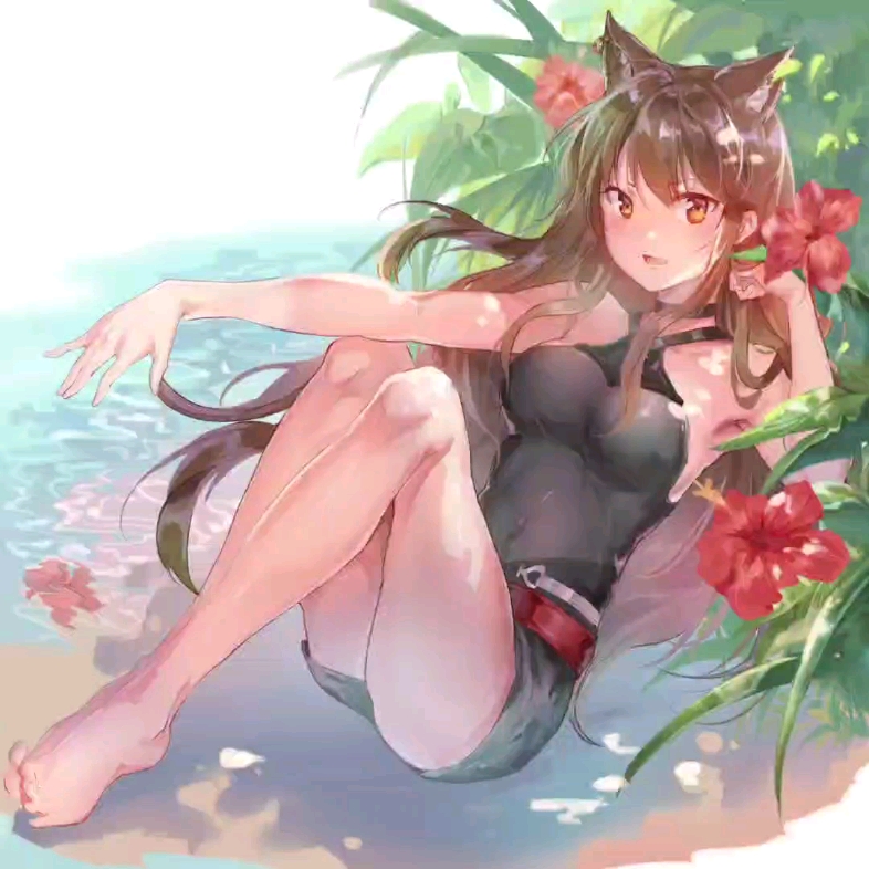 【ipad绘】【妄想开画材店】方舟天火泳装