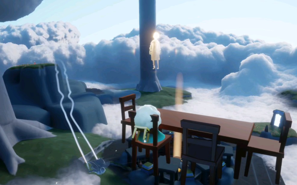 sky光遇·云野8人图树内隐藏光人