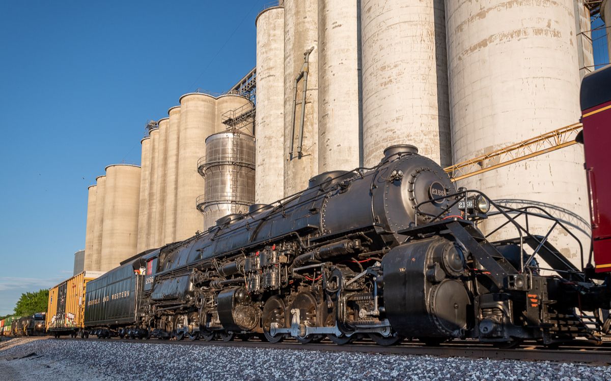 N&W 2156 Y6a Steam Locomotive through Illinois! June 13, 2020哔哩哔哩bilibili