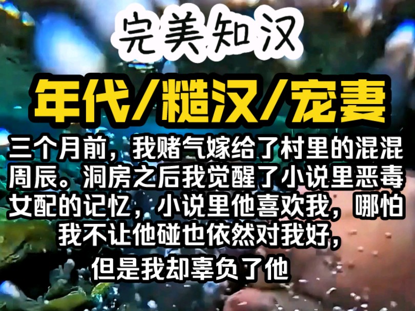 三个月前,我赌气嫁给了村里的混混周辰.洞房之后我觉醒了小说里恶毒女配的记忆,小说里他喜欢我,哪怕我不让他碰也依然对我好,但是我却辜负了他...