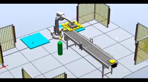 robotstudio机器人仿真金字塔码垛
