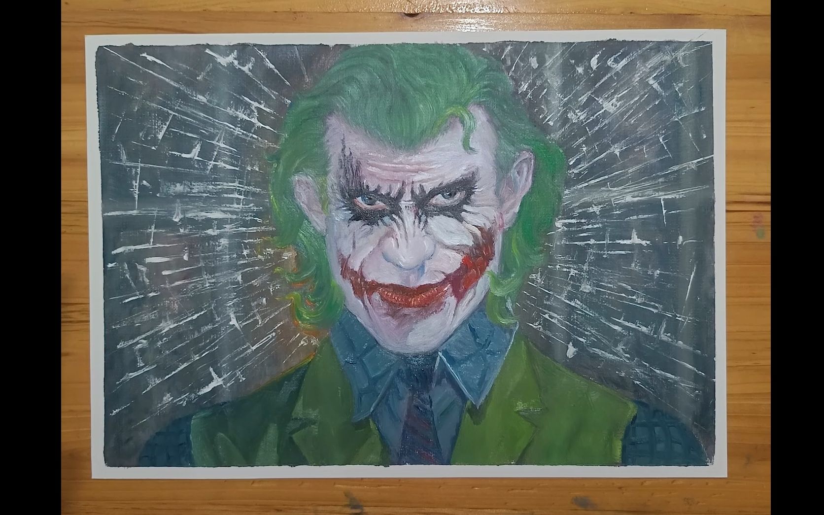 油画(小丑)