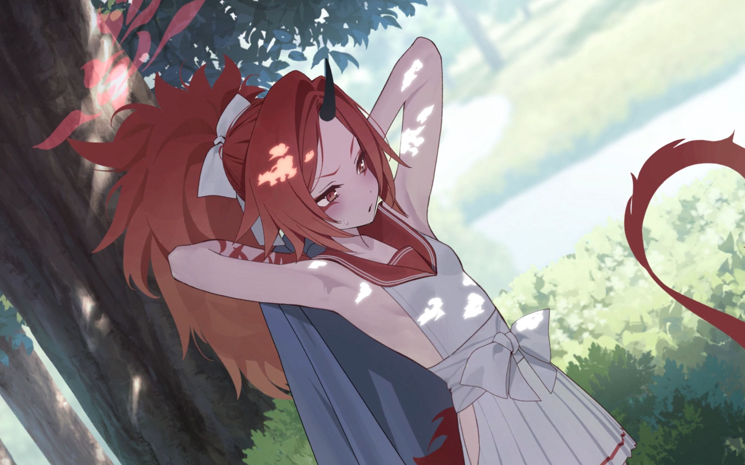 【碧蓝档案】[回忆大厅] 不破莲华 live2d 动态壁纸 (4k&60fps)