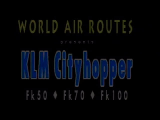 [World.Air.Routes]荷兰皇家航空(KLM)福克机群 福克50/70/100(Fokker 50/70/1哔哩哔哩bilibili