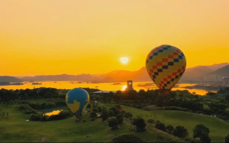 滑翔伞领略千岛湖绝美风景哔哩哔哩bilibili