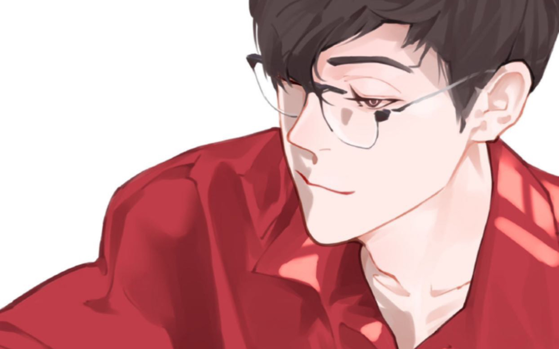 theshy穿这件红色衬衫真的太可了