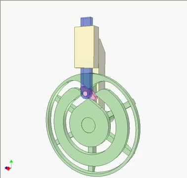 盘形凸轮往复机构_10