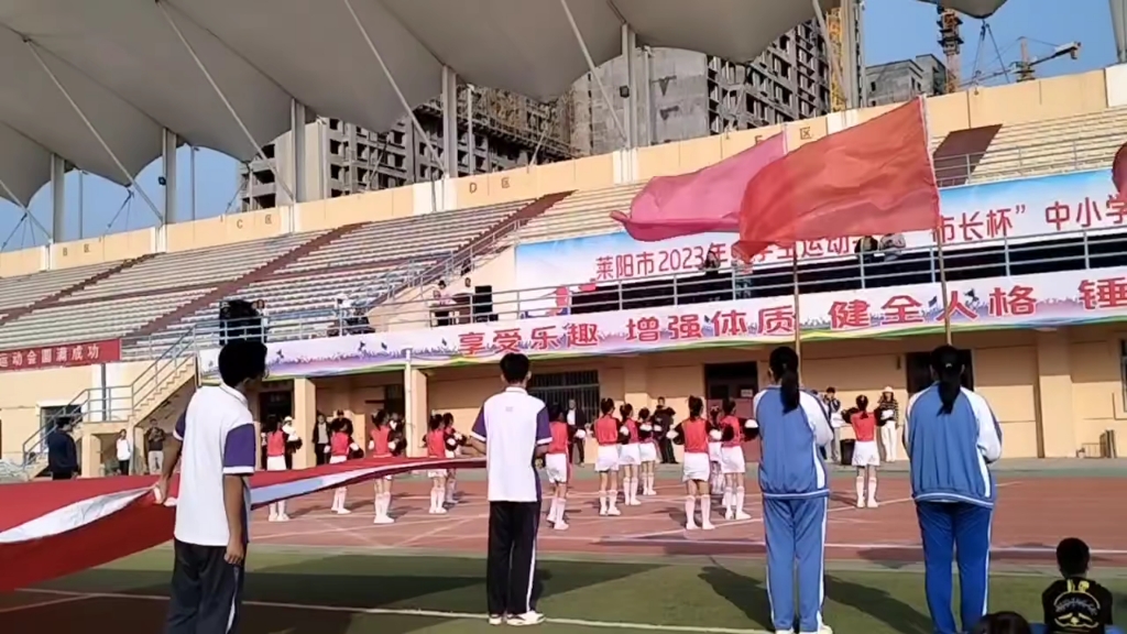 莱阳九中的啦啦舞