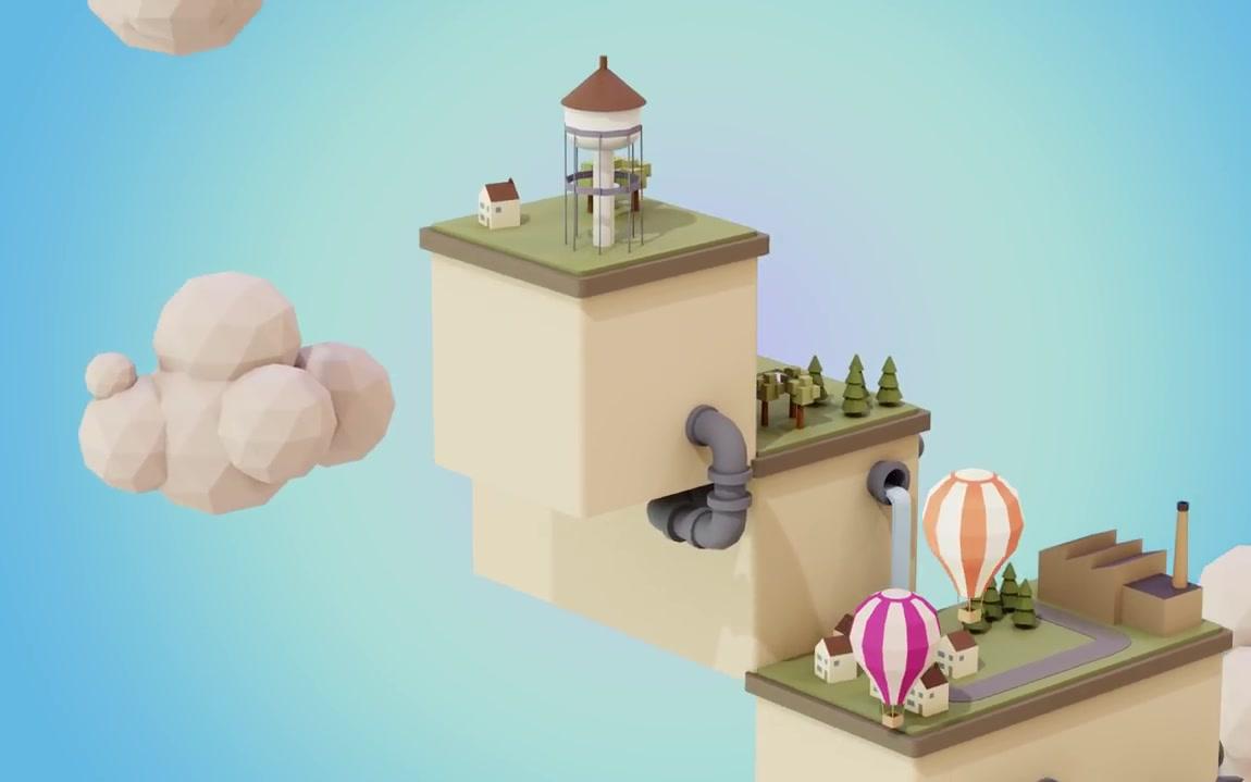 lowpoly风格小岛制作初学者教程1