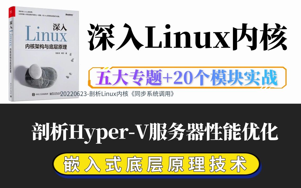 【深入理解Linux内核底层原理】剖析Linux内核《HyperV服务器性能优化》|内存调优/文件系统/进程管理/设备驱动/网络协议栈哔哩哔哩bilibili