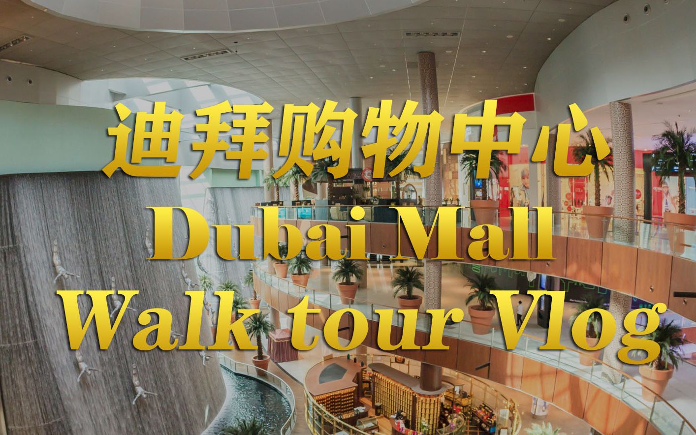 【搬运】迪拜商城/购物中心 Dubai Mall 随拍 Walk Tour哔哩哔哩bilibili