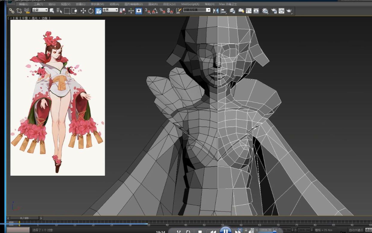 3d人物模型展uv神器-uvlayout讲解