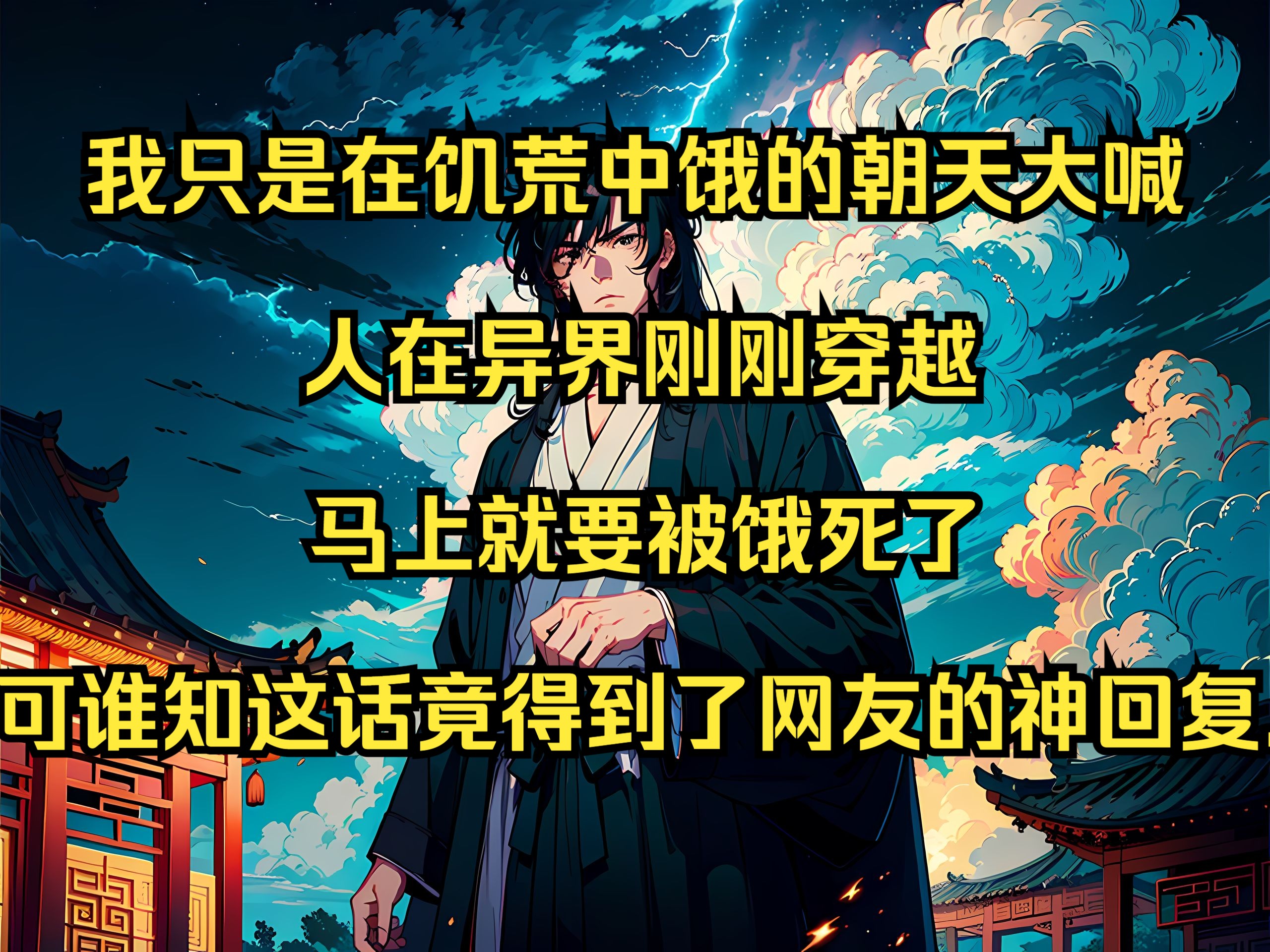 [图]我只是在饥荒中饿的朝天大喊，人在异界刚刚穿越，马上就要被饿死了，可谁知这话竟得到了网友的神回复....