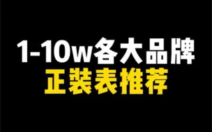 Download Video: 1-10w各大品牌正装表推荐