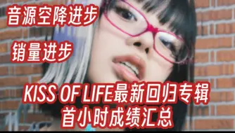 Download Video: 音源空降进步！销量也上涨！上升期女团冲冲冲！｜KISS OF LIFE最新回归专辑首小时成绩汇总