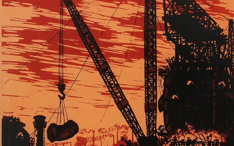 洋溢着艺术感的工业版画