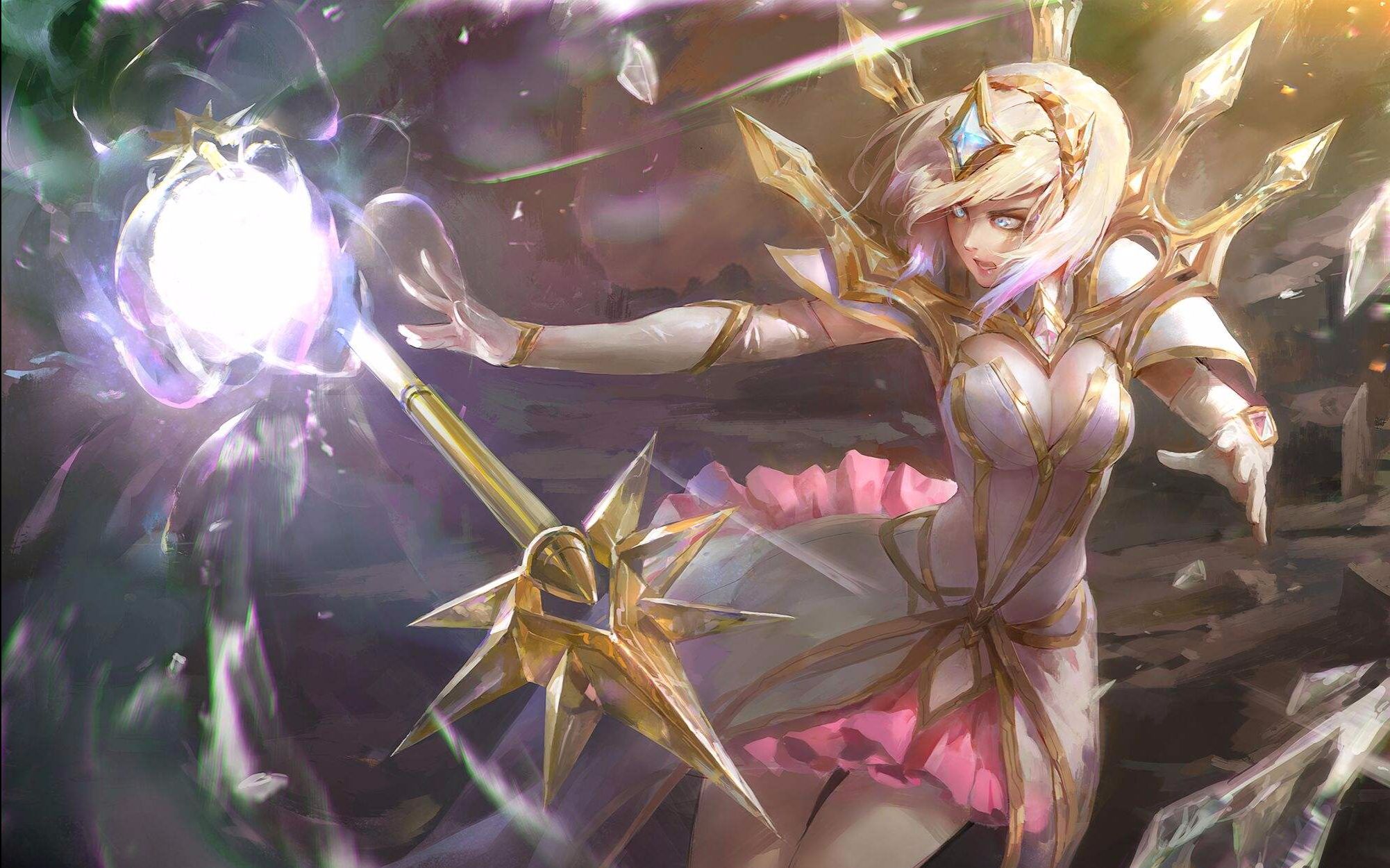 lol:光辉女郎拉克丝开启串串烧模式,无解大招瞬间三杀_哔哩哔哩 (゜