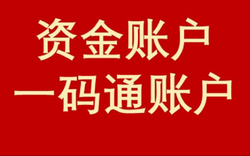 两分钟教你分清资金账户和一码通账户哔哩哔哩bilibili