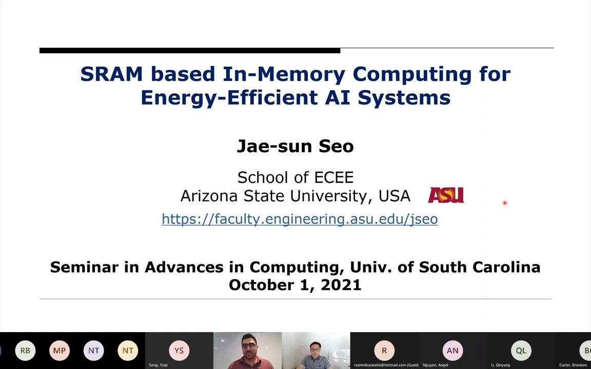 基于SRAM内存计算的人工智能系统SRAM based InMemory Computing for EnergyEfficient AI Systems哔哩哔哩bilibili