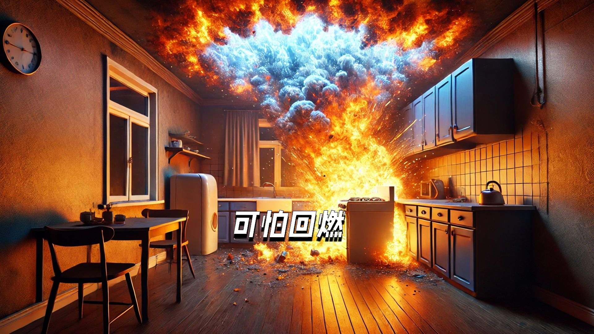 可怕的回燃现象，火场上最阴险的杀手