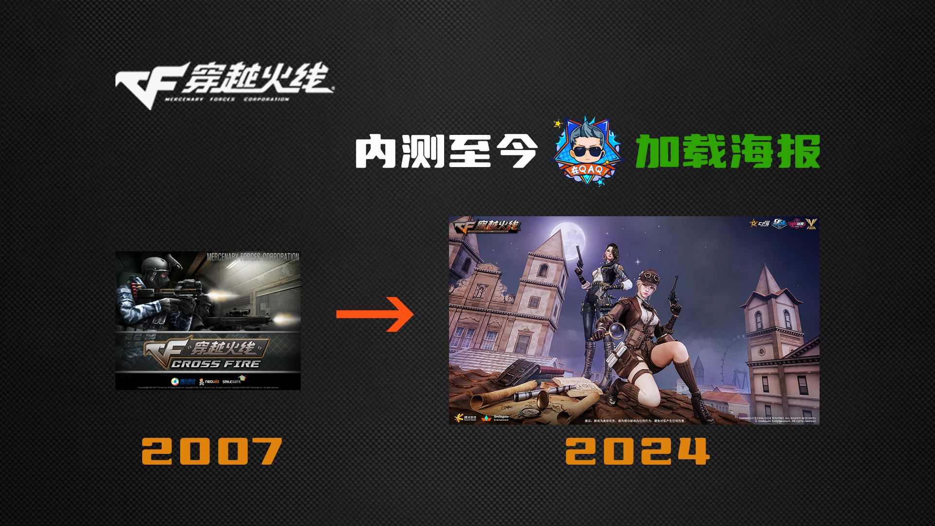 穿越火线加载页面海报 2007内测至今16年合集 哪一张图才是CFer的青春 更新至2024年11月哔哩哔哩bilibili